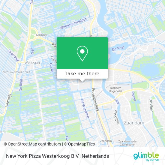 New York Pizza Westerkoog B.V. map