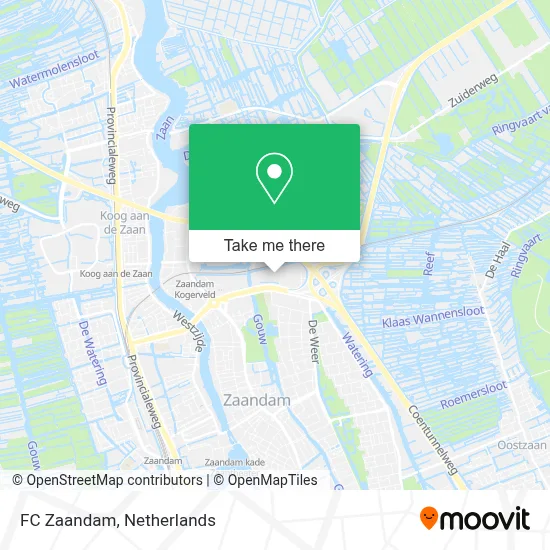 FC Zaandam map