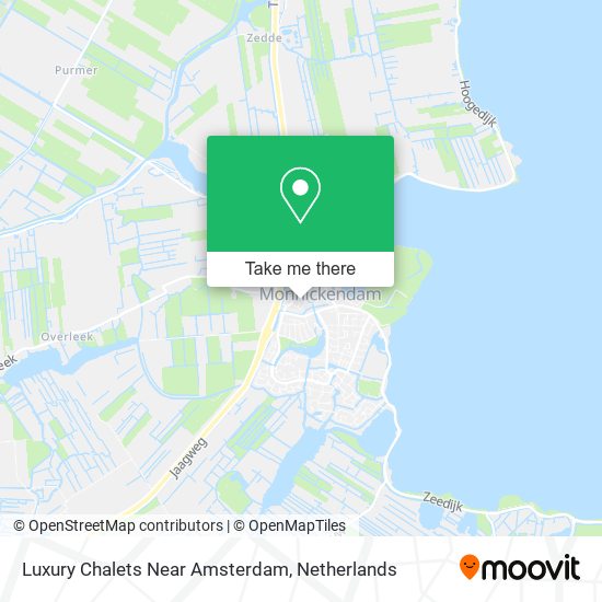 Luxury Chalets Near Amsterdam map