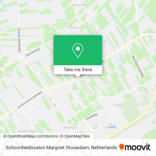 Schoonheidssalon Margriet Stouwdam map