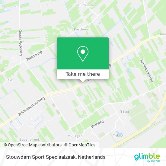 Stouwdam Sport Speciaalzaak map