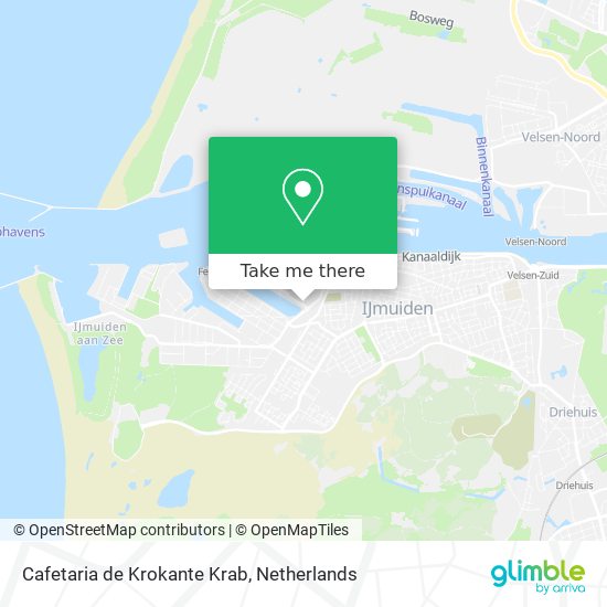 Cafetaria de Krokante Krab map