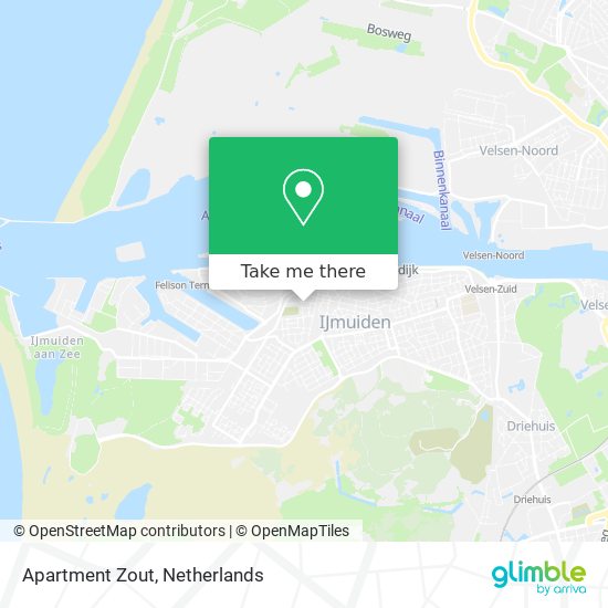 Apartment Zout map