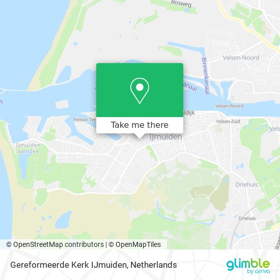 Gereformeerde Kerk IJmuiden map