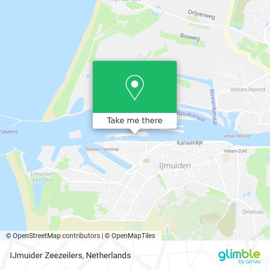 IJmuider Zeezeilers map