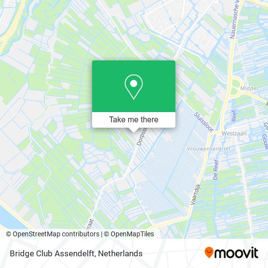 Bridge Club Assendelft map
