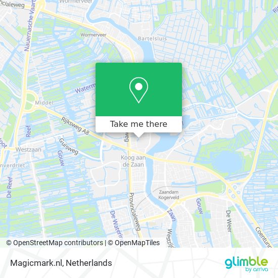 Magicmark.nl map