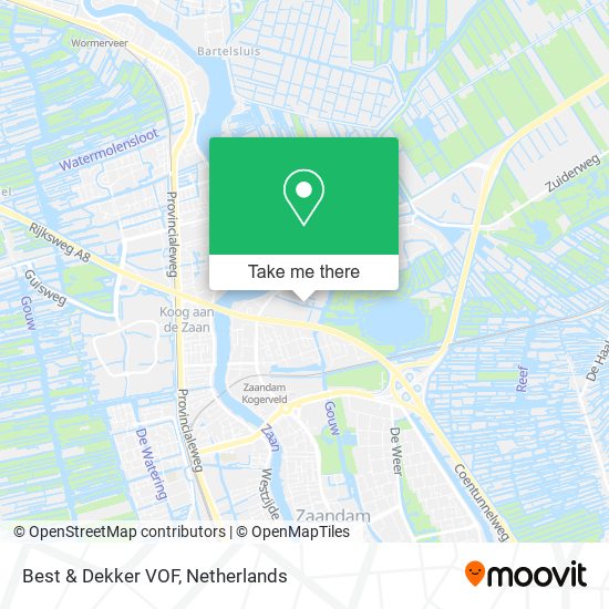 Best & Dekker VOF map