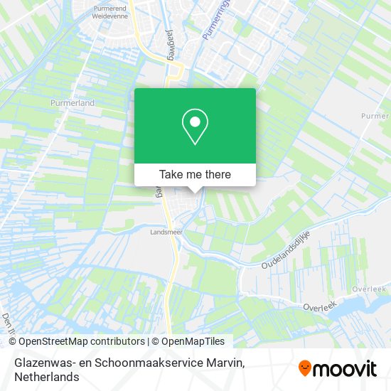 Glazenwas- en Schoonmaakservice Marvin map