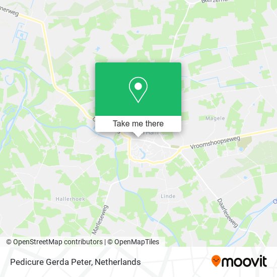 Pedicure Gerda Peter map