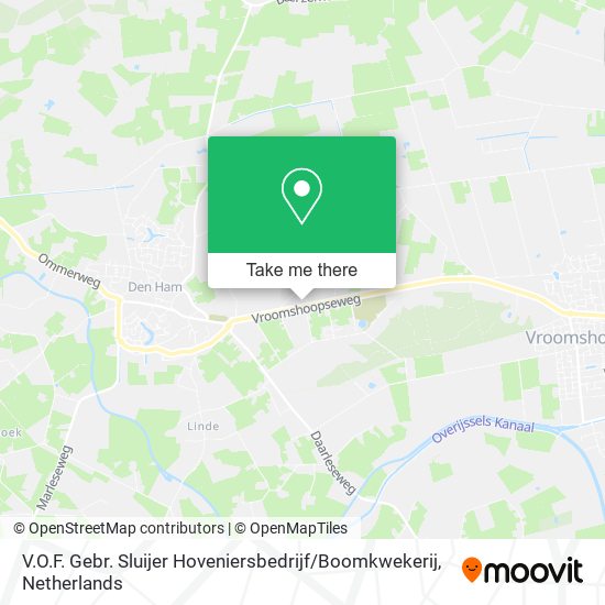 V.O.F. Gebr. Sluijer Hoveniersbedrijf / Boomkwekerij map