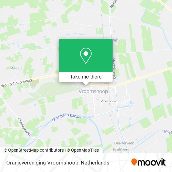 Oranjevereniging Vroomshoop map