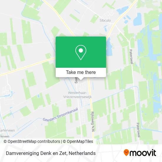 Damvereniging Denk en Zet map
