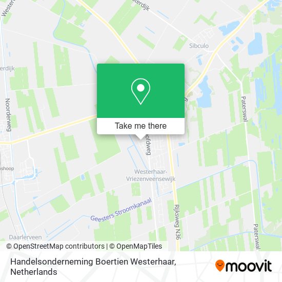 Handelsonderneming Boertien Westerhaar Karte