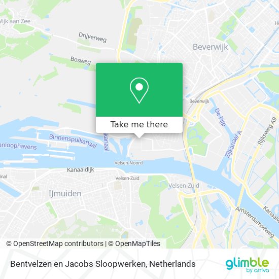 Bentvelzen en Jacobs Sloopwerken Karte