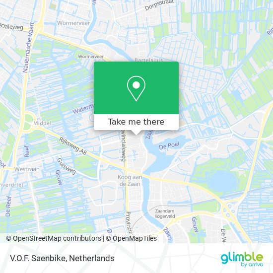 V.O.F. Saenbike map