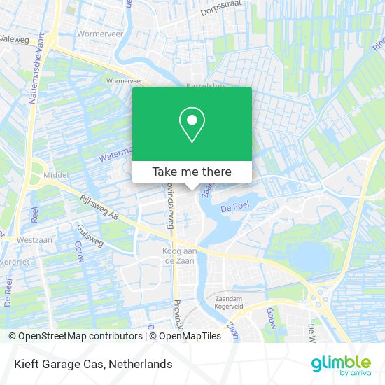 Kieft Garage Cas map