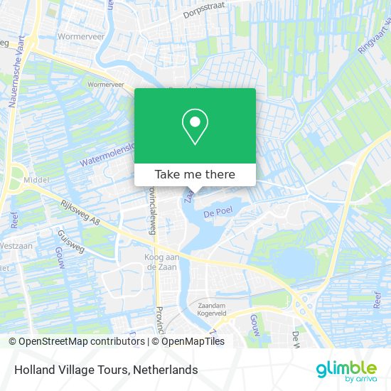Holland Village Tours map