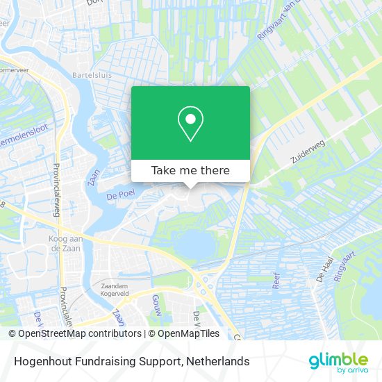 Hogenhout Fundraising Support map