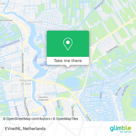 EVnetNL map