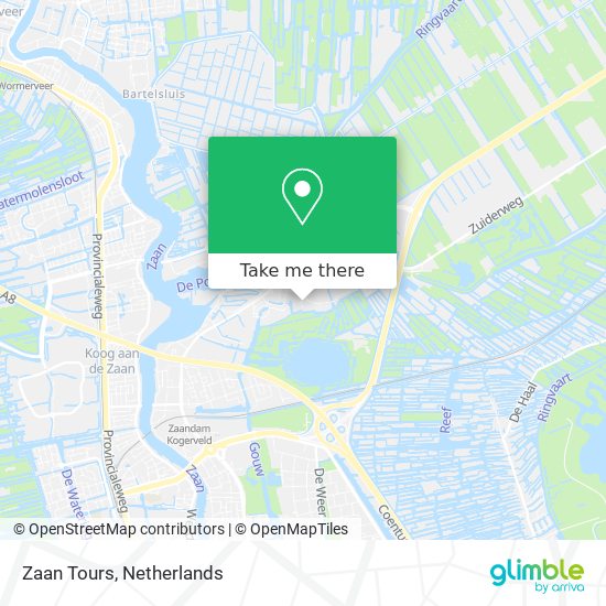 Zaan Tours Karte