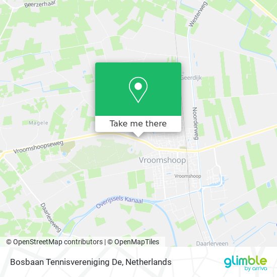 Bosbaan Tennisvereniging De map