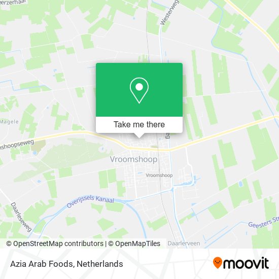 Azia Arab Foods map