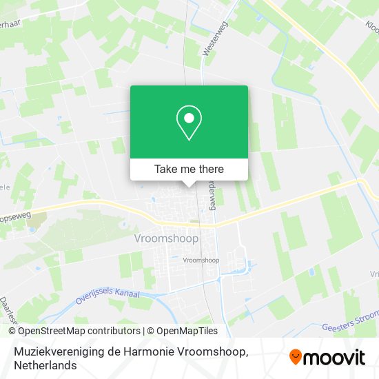 Muziekvereniging de Harmonie Vroomshoop Karte