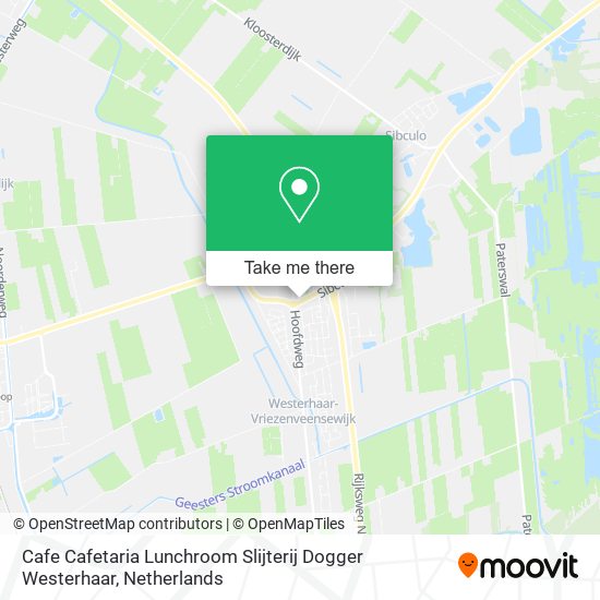 Cafe Cafetaria Lunchroom Slijterij Dogger Westerhaar map