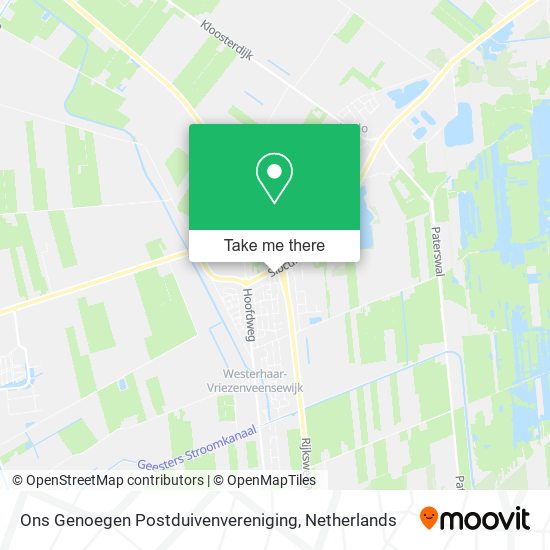 Ons Genoegen Postduivenvereniging map