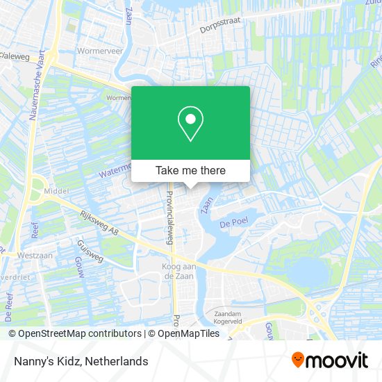 Nanny's Kidz map