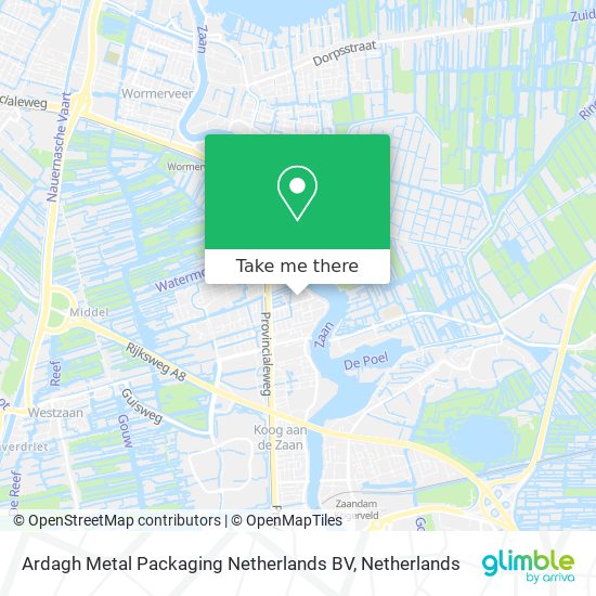 Ardagh Metal Packaging Netherlands BV map