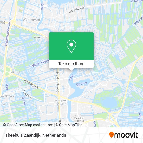 Theehuis Zaandijk Karte