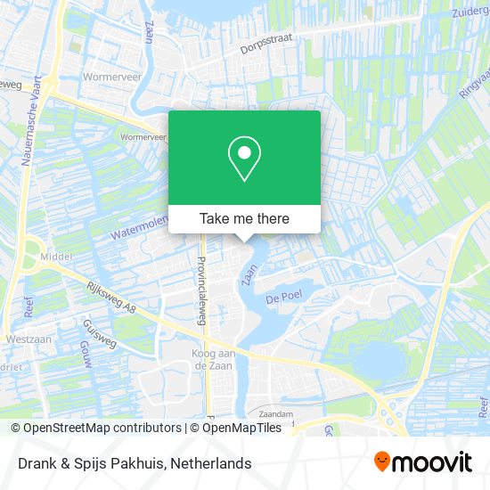 Drank & Spijs Pakhuis map
