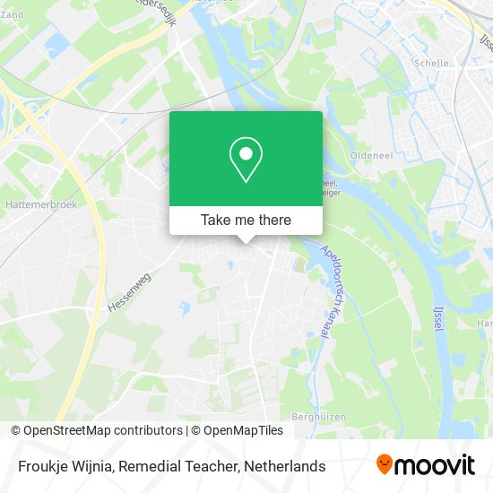 Froukje Wijnia, Remedial Teacher map