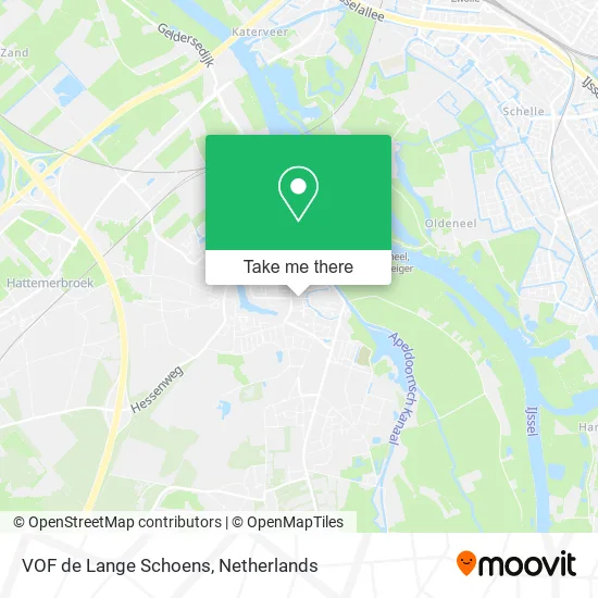 VOF de Lange Schoens map