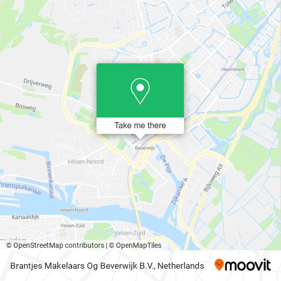 Brantjes Makelaars Og Beverwijk B.V. map