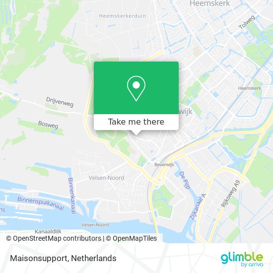 Maisonsupport map