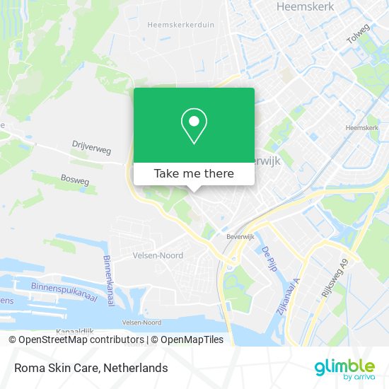 Roma Skin Care map