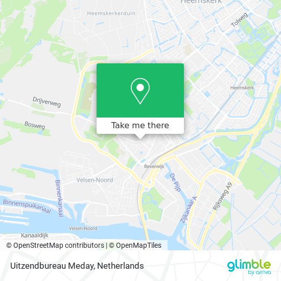 Uitzendbureau Meday map