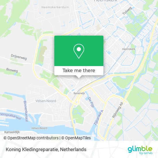 Koning Kledingreparatie map