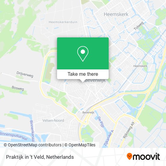 Praktijk in 't Veld Karte