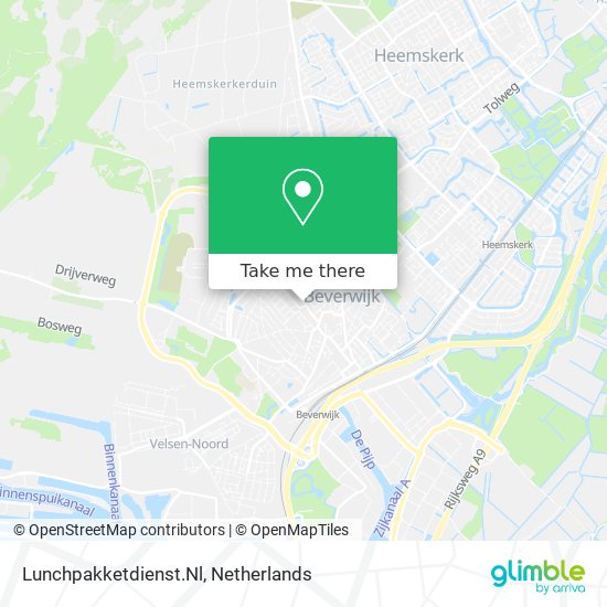 Lunchpakketdienst.Nl map