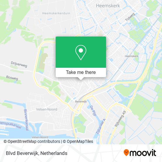 Blvd Beverwijk Karte