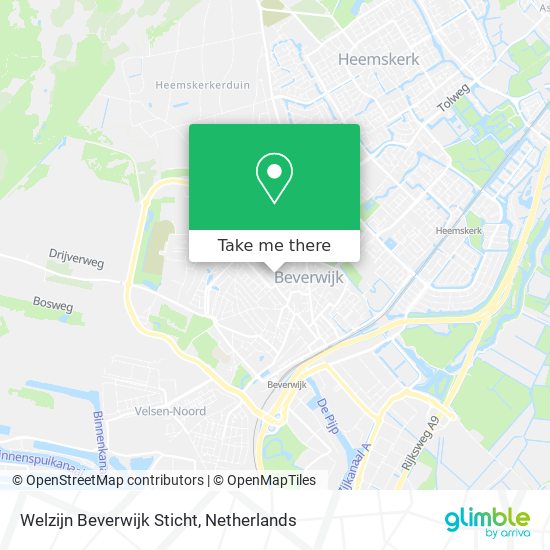 Welzijn Beverwijk Sticht map