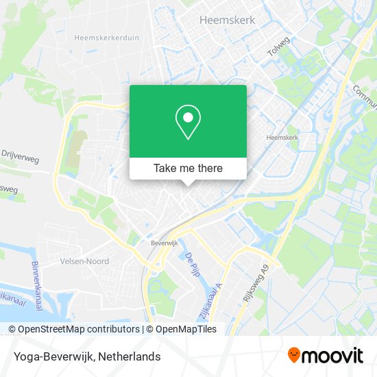 Yoga-Beverwijk map