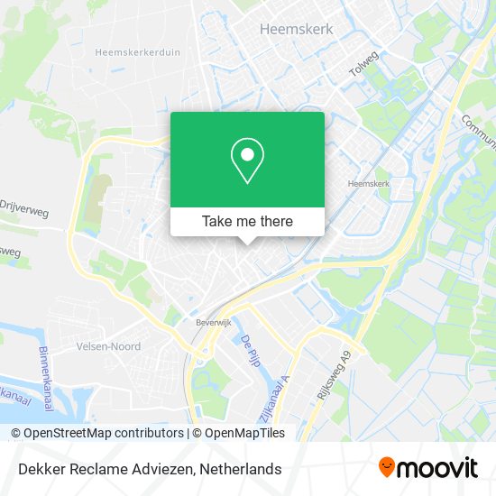 Dekker Reclame Adviezen Karte