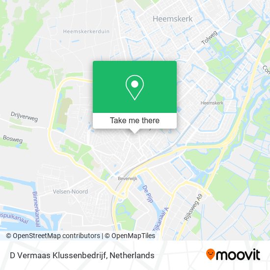 D Vermaas Klussenbedrijf map