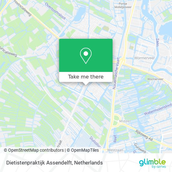 Dietistenpraktijk Assendelft Karte