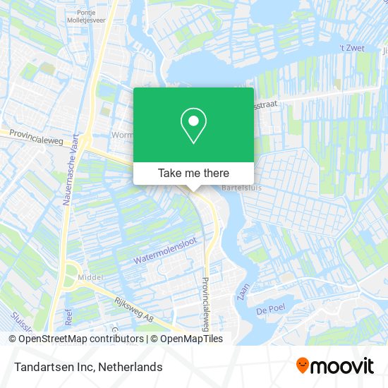 Tandartsen Inc map